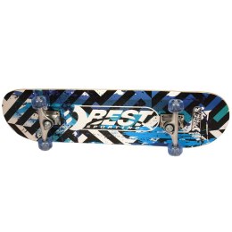 Deskorolka Drewniana STREET BLUE BEST SPORTING