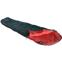 Śpiwór High Peak Action 250 (225x80x50cm) antracytowo czerwony 26022