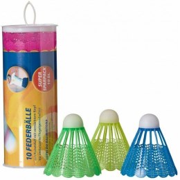 Lotki do badmintona nylon kolor Kpl 10szt