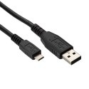 Kabel USB (2.0), USB A M- USB micro M, 0.6m, Logo, blistr