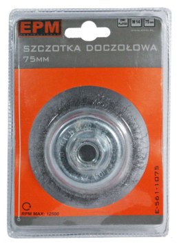 SZCZOTKA DOCZOŁOWA 75MM ZN