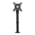 Regulowany uchwyt na monitor ,10KG ,zacisk ,17"-30" ,obrotowy ,czarny