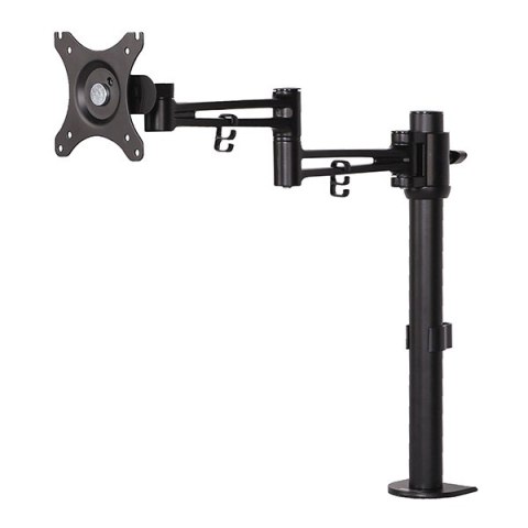 Regulowany uchwyt na monitor ,10KG ,zacisk ,17"-30" ,obrotowy ,czarny Regulowany uchwyt na monitor ,10KG ,zacisk ,17"-30" ,obrotowy ,czarny