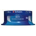 Verbatim BD-R, Single Layer 25GB, spindle, 43837, 6x, 25-pack