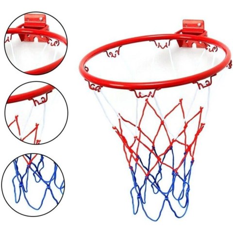Obręcz do kosza 45cm z piłką i pompką Best Sporting Obręcz do kosza 45cm z piłką i pompką Best Sporting
