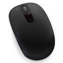 Microsoft Mysz Mobile Mouse 1850, 1000DPI, 2.4 [GHz], optyczna, 3kl., 1 scroll, bezprzewodowa, czarna, 1 szt AA, Klasyczna, Micr