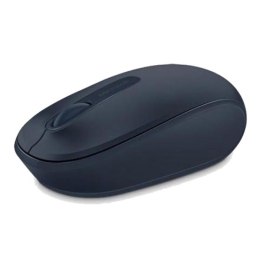 Microsoft Mysz Mobile Mouse 1850, 1000DPI, 2.4 [GHz], optyczna, 3kl., 1 scroll, bezprzewodowa, czarno-niebieski, 1 szt AA, Klasy