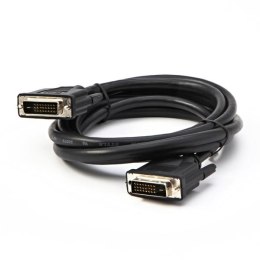 DVI (24+1) M- DVI (24+1) M, DVI-DVI (dual link), 2m, chroniony, czarny, Logo, blistr