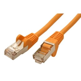 FTP patchcord, Cat.5e, RJ45 M-7,5m, chroniony, żółty, economy