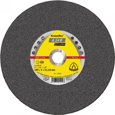TARCZA PŁASKA A24R T1A 350*3.5*25.4 13528 KLINGSPOR TARCZA PŁASKA A24R T1A 350*3.5*25.4 13528 KLINGSPOR