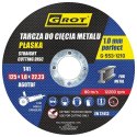 TARCZA PŁASKA T1A 125*1.0*22 KOMPLET 10 SZTUK GROT