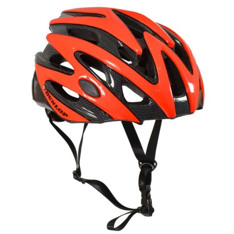 Kask rowerowy regulowany Dunlop czerwony R.L