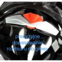 Kask rowerowy regulowany Dunlop czerwony R.L