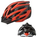 Kask rowerowy regulowany Dunlop czerwony R.L