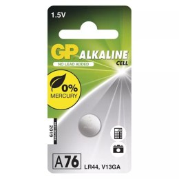 Bateria alkaliczna, LR44, 1.5V, GP, blistr, 1-pack