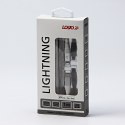 Kabel USB (2.0), USB C M- Apple Lightning M, 1m, MFi certifikat, 5V/3A, biały, Logo, box, oplot nylonowy, aluminiowa osłona złąc