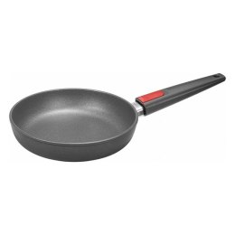 Patelnia aluminiowa, 24cm, czarna, wytrzymała, powierzchnia non-stick, NOWO TITANIUM, Woll