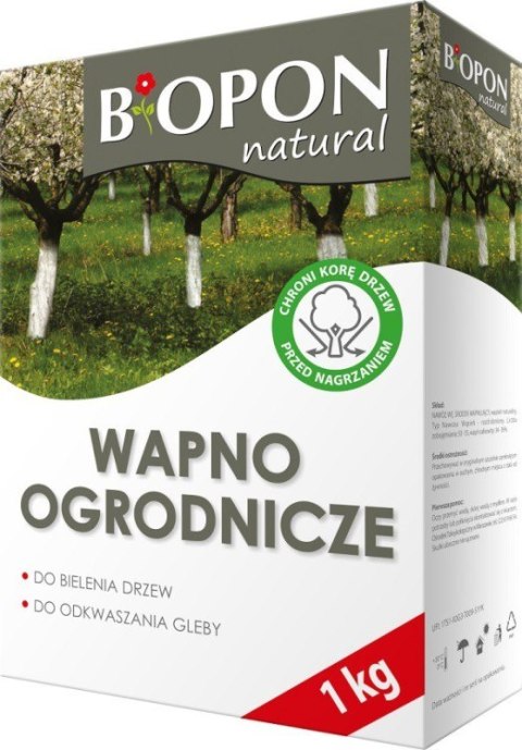 WAPNO - OGRODNICZE DO BIELENIA I ODKWASZANIA GLEBY, 1 KG