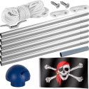 Maszt wraz z piracką flagą - 650 cm FLAGMASTER®