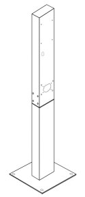 Słupek montażowy GC EV Stand do stacji ładowania samochodów elektrycznych Wallbox