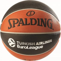 Piłka do kosza Spalding NBA Euroleague IN/OUT pomarańczowo-czarna TF-500 84-002Z