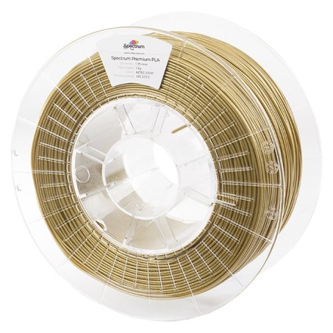 Spectrum 3D filament, PLA Glitter, 1,75mm, 1000g, 80185, aztec gold