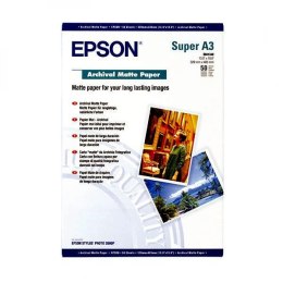 Epson Archival Matte Paper, biała, 50, szt. szt., C13S041340, do drukarek atramentowych, 330x480mm (A3+), A3+, 192 g/m2