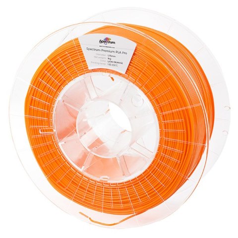 Spectrum 3D filament, PLA Pro, 1,75mm, 1000g, 80101, lion orange