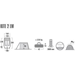 Namiot High Peak Kite 2 LW 10343