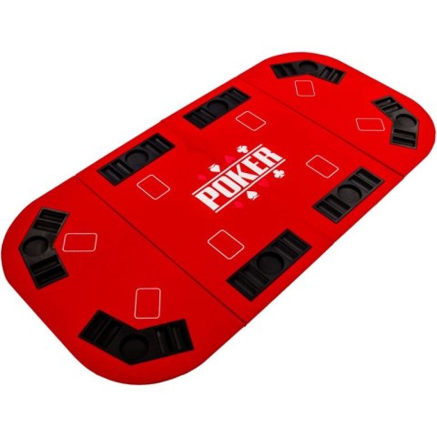 Składana mata do pokera - czerwona GamesPlanet® Składana mata do pokera - czerwona GamesPlanet®