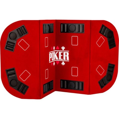 Składana mata do pokera - czerwona GamesPlanet® Składana mata do pokera - czerwona GamesPlanet®