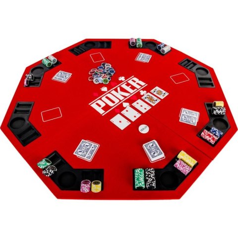 Składana mata do pokera - czerwona GamesPlanet® Składana mata do pokera - czerwona GamesPlanet®
