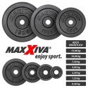 MAXXIVA Zestaw 8 ciężarków do hantli o łącznej wadze 20 kg, MAXXIVA®