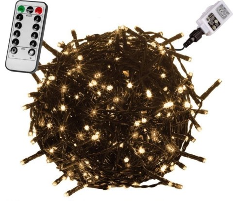 Świąteczne oświetlenie 60 m, 600 diod LED, biała ciepła VOLTRONIC®