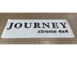 Baner JOURNEY biały rozmiar 236 cm x 80 cm