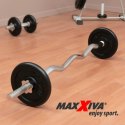 MAXXIVA Żeliwny zestaw z obciążeniem, 120 cm, 26 kg MAXXIVA®