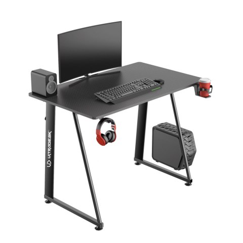 ULTRADESK Biurko dla gracza ENTER V2, 100x60 cm, 75cm, z uchwytem na słuchawki, kompaktowy rozmiar ULTRADESK Biurko dla gracza ENTER V2, 100x60 cm, 75cm, z uchwytem na słuchawki, kompaktowy rozmiar