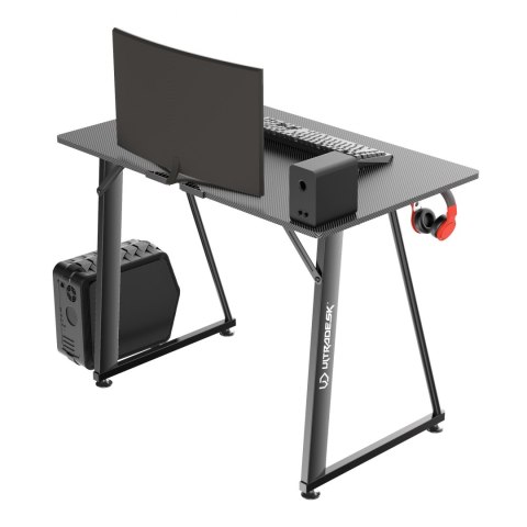 ULTRADESK Biurko dla gracza ENTER V2, 100x60 cm, 75cm, z uchwytem na słuchawki, kompaktowy rozmiar ULTRADESK Biurko dla gracza ENTER V2, 100x60 cm, 75cm, z uchwytem na słuchawki, kompaktowy rozmiar