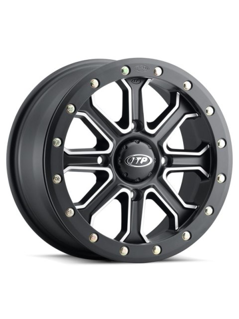 ITP INERTIA BEADLOCK 15x7 4/156 5+2 (+40mm) Matte Black/Machined 1522530727B