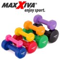 MAXXIVA Zestaw hantli winylowych 2 x 1 kg, żółty MAXXIVA®