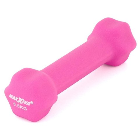 MAXXIVA Zestaw hantli z pokrowcem neoprenowym 2 x 0,5 kg, ró MAXXIVA® MAXXIVA Zestaw hantli z pokrowcem neoprenowym 2 x 0,5 kg, ró MAXXIVA®