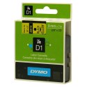 Dymo oryginalny taśma do drukarek etykiet, Dymo, 40918, S0720730, czarny druk/żółty podkład, 7m, 9mm, D1