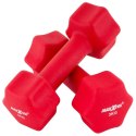 MAXXIVA Zestaw hantli z pokrowcem neoprenowym 2 x 3 kg, czer MAXXIVA®