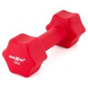 MAXXIVA Zestaw hantli z pokrowcem neoprenowym 2 x 3 kg, czer MAXXIVA®