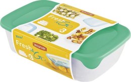 Zestaw FRESH & GO, 500, 1000, 2000 ml Rojaplast