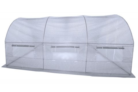 TUNEL FOLIOWY 250 cm x 400 cm (10 m2) biała Home & Garden TUNEL FOLIOWY 250 cm x 400 cm (10 m2) biała Home & Garden