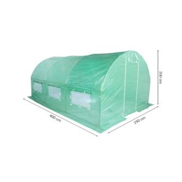 TUNEL FOLIOWY 2,5 X 4 M (10 M2) ZIELONY