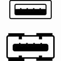 Kabel USB (2.0), USB A M- USB A F, 3m, szary