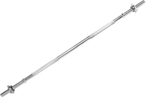Chromowany gryf do hantli Physionics 165 cm + gwiaździste Physionics Chromowany gryf do hantli Physionics 165 cm + gwiaździste Physionics