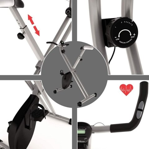 Physionics Rower treningowy Training z regulowanym oporem Physionics Physionics Rower treningowy Training z regulowanym oporem Physionics